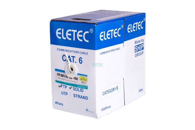 Кабель FTP 6 Eletec 4x2xAWG23,, медь 30 м