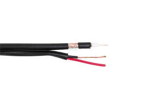 Кабель комбинированный 3C-2V+2x0.5 мм2 75 Ом, Outdoor, плоский, 20 м