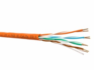 Кабель LC UTP4 cat.5е, одножильный, Cu, FRLS (Flame retardant low smoke) - малодымный, не поддерживающий горение, оранжевый 30м Кабель LC UTP4 cat.5е, одножильный, Cu, FRLS (Flame retardant low smoke) - малодымный, не поддерживающий горение, оранжевый 30м