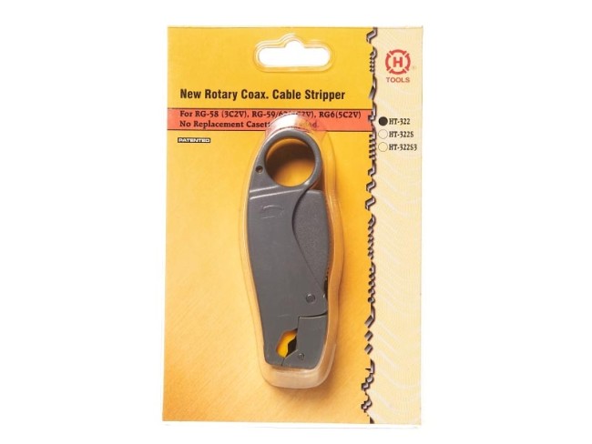 HT-322 Профессиональный инструмент для разделки коаксиального кабеля RG58, 59/62, 6, Hanlong для Netko HT-322 Профессиональный инструмент для разделки коаксиального кабеля RG58, 59/62, 6, Hanlong для Netko