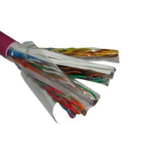 Кабель NETKO UTP16 cat.5e, , 0,5мм, нг(А)-HF FR-LSZH - малодымный, не содержащий галогенов, фиолетовый 10м