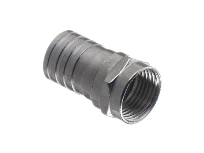 Штекер F (гайка) на RG-6/SAT-703 (медь), без пина, обжимной/100 шт (F660), NETKO Optima 10 шт Штекер F (гайка) на RG-6/SAT-703 (медь), без пина, обжимной/100 шт (F660), NETKO Optima 10 шт