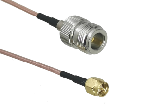 Адаптер для модема (пигтейл) SMA(male)-N(female) кабель RG316 15см. комплект 20 шт
