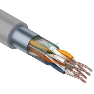 Кабель FTP 5E Eletec 4x2xAWG24, STRANDED (многопроволочные жилы),, медь 100 м