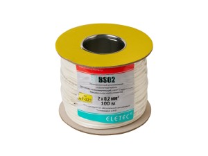 BS02 кабель 2х0,2 мм2, экран, 100 м