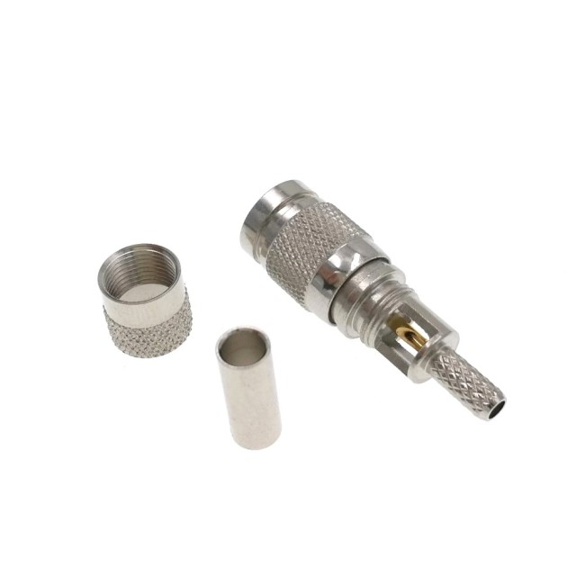 ВЧ-разъём DIN 1.0/2.3(male) обжимной под кабель RG-316 комплект 10 шт
