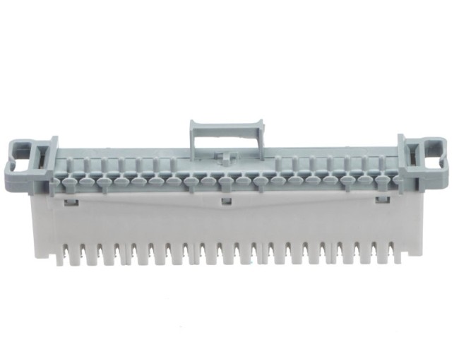 Плинт ТК размык., ABS, 10 пар, медь, нумерация (1-0), бело-серый NETKO Optima