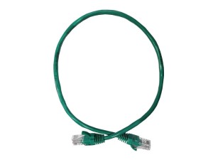 Патч-корд UTP4 cat 5e, ВС, LSZH, зеленый, литой коннектор NETKO Optima 20 шт
