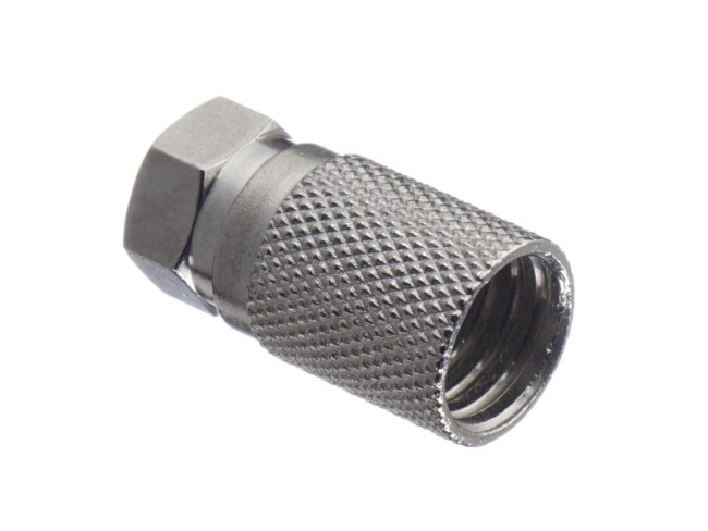 Штекер F (гайка) на RG-11 (цинк), пустой, накручивающийся/100 шт (FC44-54), NETKO Optima 10 шт