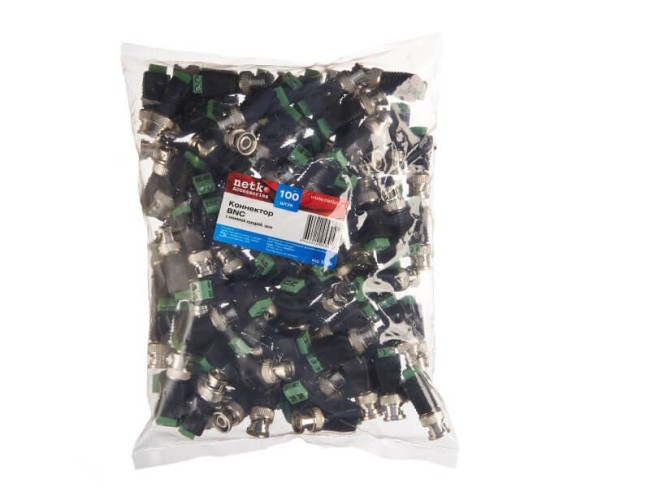 Коннектор BNC с клеммной колодкой, цинк NETKO Optima Коннектор BNC с клеммной колодкой, цинк NETKO Optima