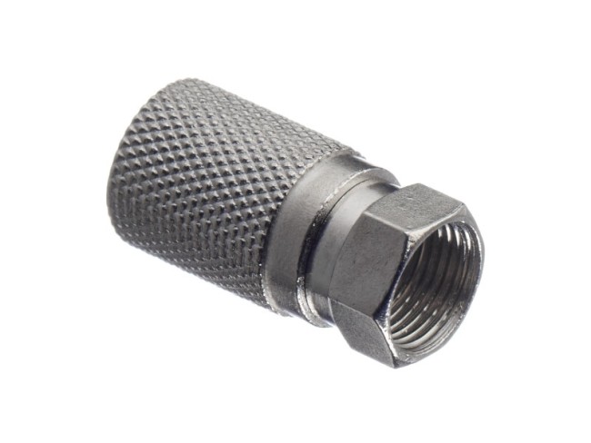 Штекер F (гайка) на RG-11 (цинк), пустой, накручивающийся/100 шт (FC44-54), NETKO Optima 20 шт