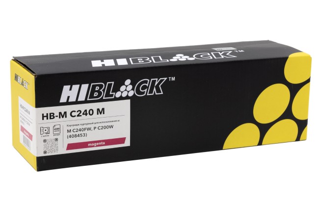 Картридж Hi-Black (HB-M C240 M) для Ricoh MC240FW/PC200W, Восстановленный, M, 4,5K Картридж Hi-Black (HB-M C240 M) для Ricoh MC240FW/PC200W, Восстановленный, M, 4,5K