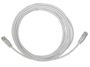 Патч-корд UTP4 cat.5e, литой коннектор, серый, LSZH, NETKO Expert CKC