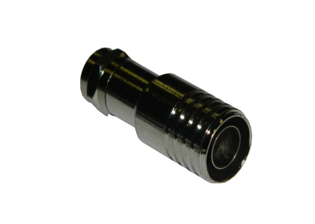 Штекер F (гайка) на RG-11 (медь), с фиксированным пином, для обжимного инструмента/50 шт, NETKO Optima