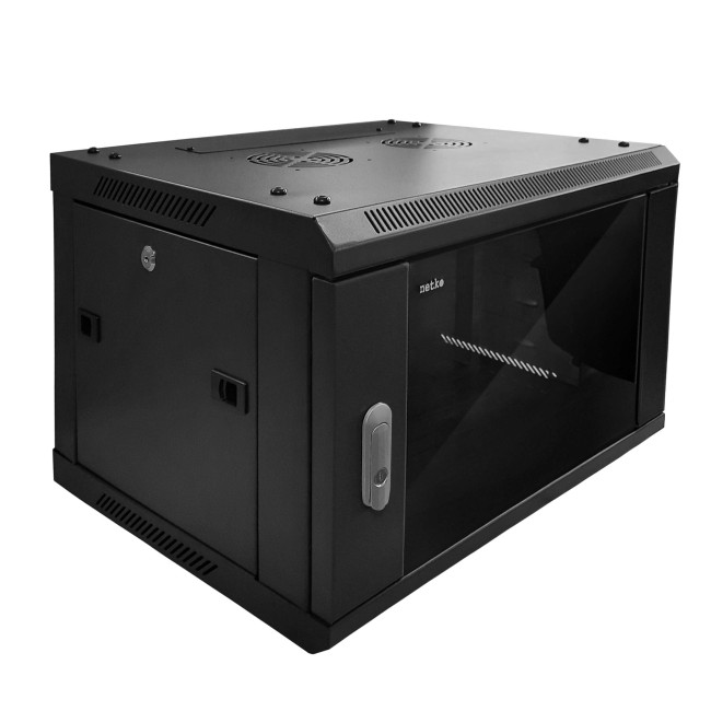 Шкаф настенный 12U серия WMA (Wall Maestro) (600х600х635), передняя дверь стекло, разборный, черный Netko А Шкаф настенный 12U серия WMA (Wall Maestro) (600х600х635), передняя дверь стекло, разборный, черный Netko А