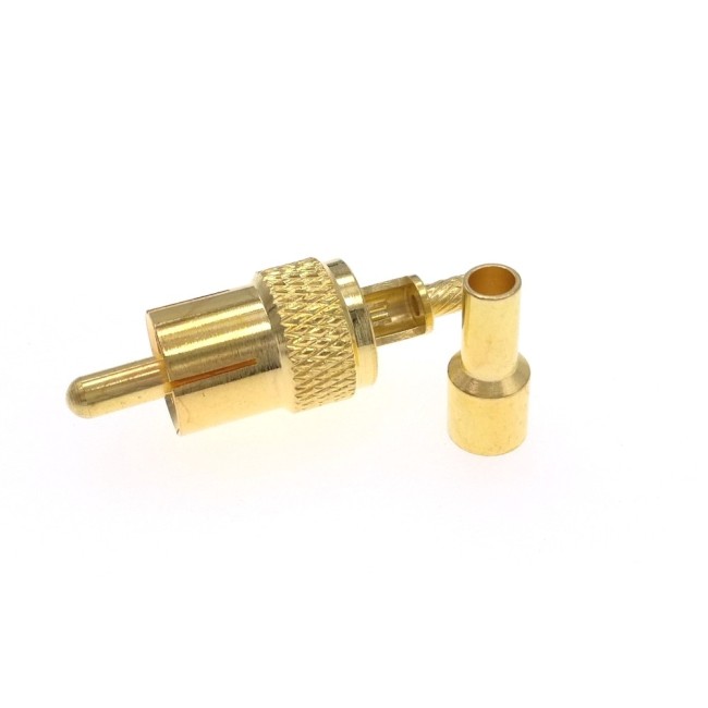 ВЧ-разъём RCA(male) обжимной под кабель RG-316 комплект 5 шт