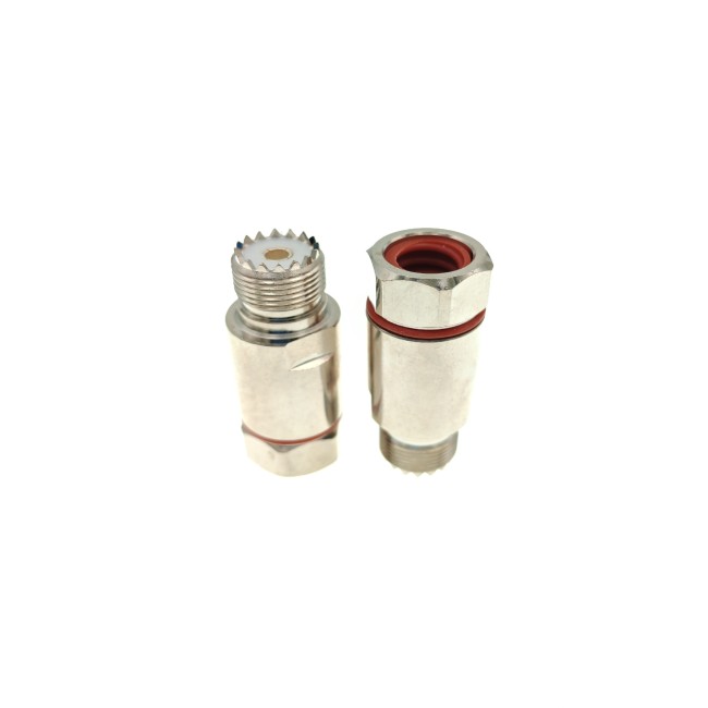 ВЧ-разъём UHF(female) SO239 прижимной под кабель 1/2 комплект 5 шт
