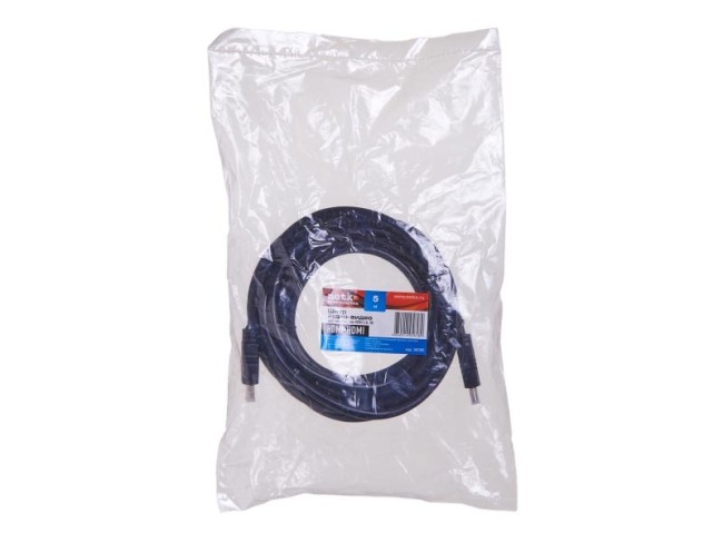 Шнур аудио-видео HDMI-HDMI 2.0 цвет: золото (5,0м), NETKO Optima