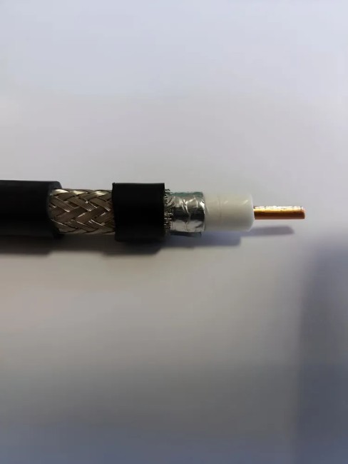 Кабель коаксиальный 8D-FB CCA 50 Ом, черный, 2 м