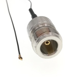 Адаптер для модема (пигтейл) IPEX4(MHF4)-N(female) кабель RF0,81 25см. комплект 20 шт