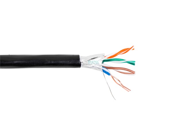 Кабель FTP 5E Eletec 4x2xAWG24, наружный,, медь 40 м