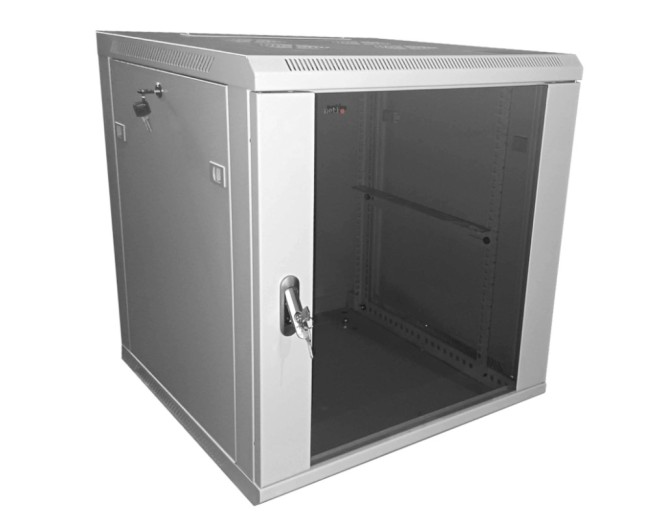 Шкаф настенный 12U серия WMA (Wall Maestro) (600х600х635), передняя дверь стекло, собранный, серый Netko А Шкаф настенный 12U серия WMA (Wall Maestro) (600х600х635), передняя дверь стекло, собранный, серый Netko А