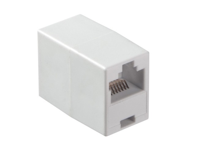 Соединительный модуль RJ45(8p8c) на RJ45(8p8c) прямой контакт/ белый, NETKO Optima Соединительный модуль RJ45(8p8c) на RJ45(8p8c) прямой контакт/ белый, NETKO Optima