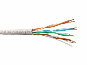 Кабель U/UTP4 cat.5e, 4 пары 24 AWG BC, нг(А)-HF LSZH - малодымный, не содержащий галогенов; белый; одножильный, FLUKE TEST, NETKO Expert СКС 100м Кабель U/UTP4 cat.5e, 4 пары 24 AWG BC, нг(А)-HF LSZH - малодымный, не содержащий галогенов; белый; одножильный, FLUKE TEST, NETKO Expert СКС 100м
