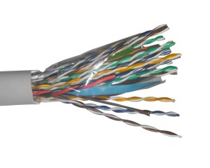 Кабель UTP16 cat.5e, , 0,52 мм, серый Ф EOL 305м