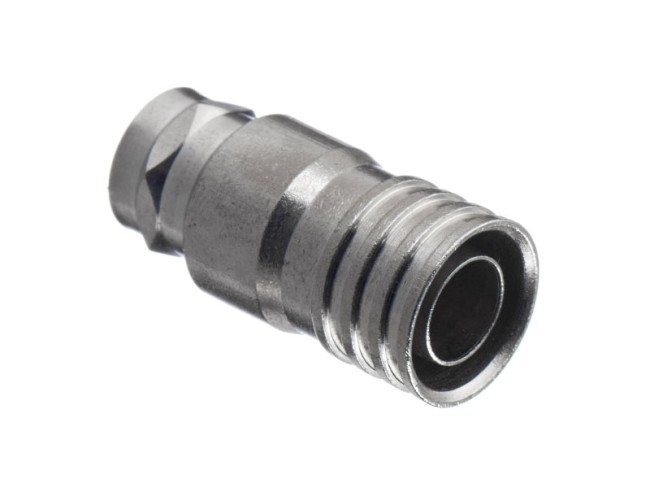 Штекер F (гайка) на RG-11 (медь), без пина, обжимной/50 шт, Netko 20 шт