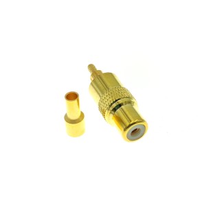 ВЧ-разъём RCA(female) обжимной под кабель RG-316 комплект 5 шт