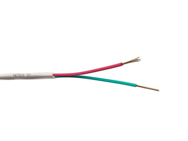 Кабель Телефонный 2с, CCS, 2м, плоский, белый NETKO Optima Кабель Телефонный 2с, CCS, 2м, плоский, белый NETKO Optima