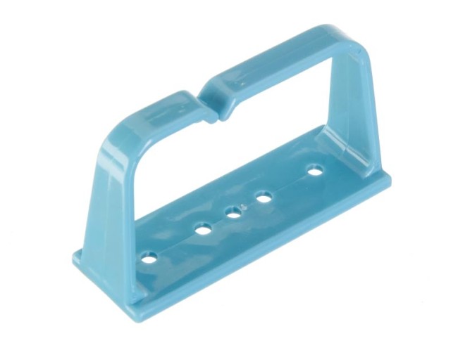 Кабельный органайзер кольцевой, 1 пластик. кольцо, синий Кабельный органайзер кольцевой, 1 пластик. кольцо, синий