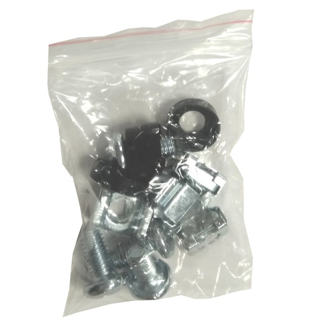 Блок розеток 10, 16А, 4 розетки, 1,5 м шнур, черный