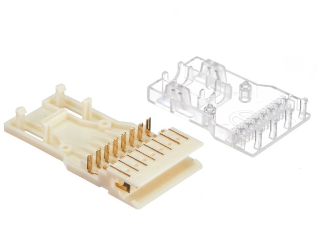 Коннектор 110/4 пары, напыление 50 мкм 10шт Коннектор 110/4 пары, напыление 50 мкм 10шт