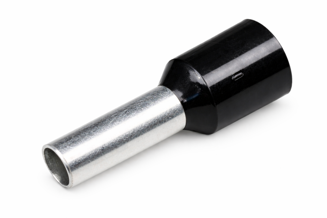 Штыревой втулочный кабельный наконечник E 4009 (НШВИ F=9мм) 4мм2, изолированный, серый, 100шт., NETKO Optima