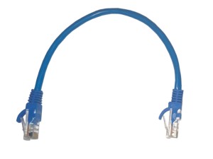 Патч-корд UTP4 cat 5e, ВС, LSZH, синий, литой коннектор NETKO Optima