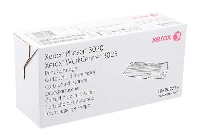 Тонер-картридж Xerox Phaser 3020/WC 3025 (106R02773), Bk, 1,5K, (O)