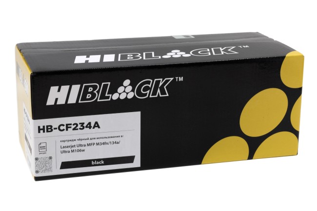 Драм-юнит Hi-Black (HB-CF234A) для HP LaserJet Ultra M106/MFP M134, 9,2K (без тубы)