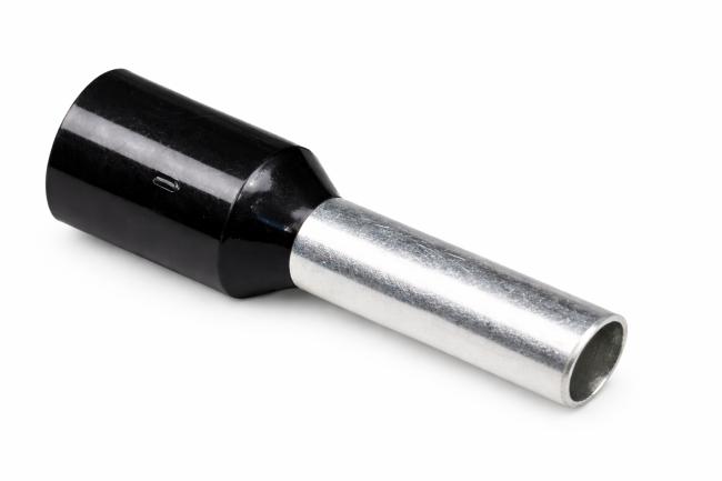 Штыревой втулочный кабельный наконечник E 4009 (НШВИ F=9мм) 4мм2, изолированный, серый, 100шт., NETKO Optima 2шт