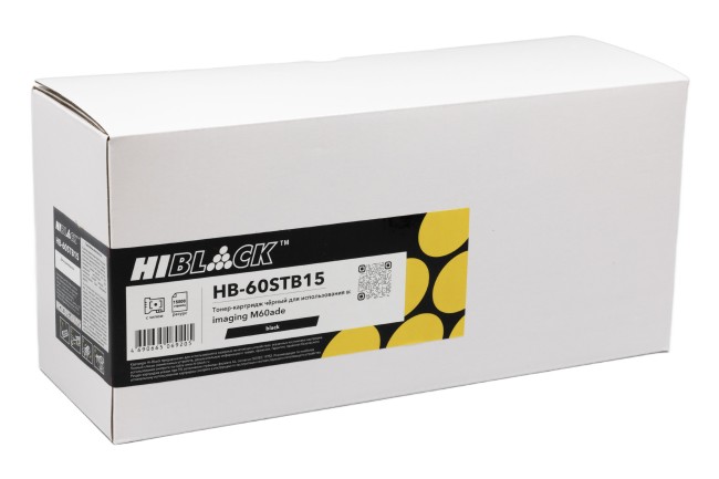 Тонер-картридж Hi-Black (HB-60STB15) для F+ imaging M60ade, 15K
