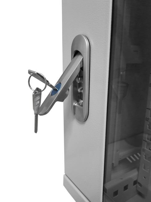 Шкаф настенный 6U серия WMA (Wall Maestro) (600х450х370), передняя дверь стекло, собранный, серый Netko А Шкаф настенный 6U серия WMA (Wall Maestro) (600х450х370), передняя дверь стекло, собранный, серый Netko А