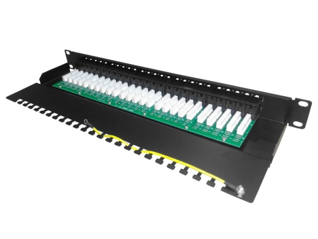 Патч-панель телефонная UTP, 19, 50 портов RJ45, cat.3, 1U, Krone Type, SB Патч-панель телефонная UTP, 19, 50 портов RJ45, cat.3, 1U, Krone Type, SB