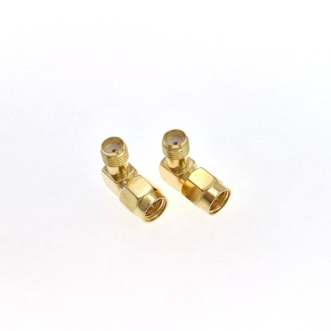 ВЧ-адаптер SMA(male)-SMA(female) угловой комплект 10 шт