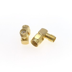 ВЧ-адаптер SMA(male)-SMA(female) угловой комплект 20 шт