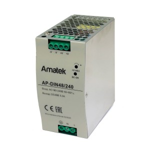 AP-DIN48/240 - блок питания 48В / 5А / 240Вт стабилизированный