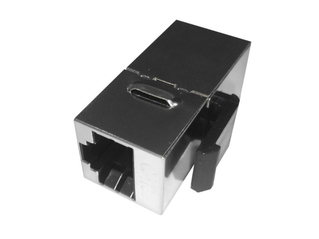 Модуль Keystone экранированный, RJ45, cat.5е для патч-панели NETKO Optima Модуль Keystone экранированный, RJ45, cat.5е для патч-панели NETKO Optima