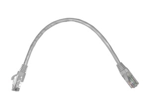 Патч-корд UTP4 cat 5e, ВС, LSZH, серый, литой коннектор NETKO Optima 20 шт