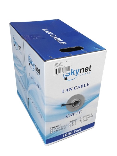 Кабель Skynet Light UTP2 cat.5е, одножильный, Cu, для наружных работ, черный 20м Кабель Skynet Light UTP2 cat.5е, одножильный, Cu, для наружных работ, черный 20м