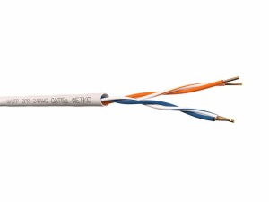 Кабель U/UTP2 cat.5е, 2 пары 24 AWG BC, одножильный, неэкранированный, серый, NETKO Expert 5м Кабель U/UTP2 cat.5е, 2 пары 24 AWG BC, одножильный, неэкранированный, серый, NETKO Expert 5м